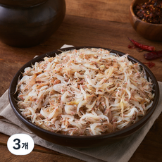 어부심 국내산 생물 동백하 김장용새우, 3개, 500g