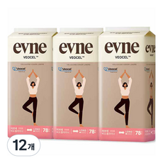 evne Biosell超長護墊 19.5cm, 長, 78入, 12個