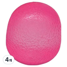 Endove Squishy 舒壓球 果凍 軟軟 小型, 4個, 粉紅色, 50g