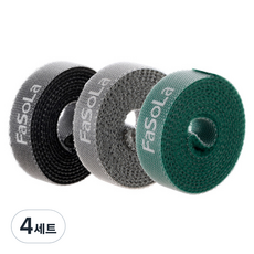 FaSoLa 多用途魔鬼氈綁帶 3件組, 4套