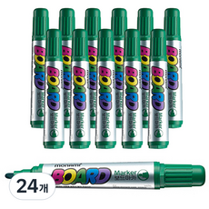 monAmi 白板筆 B, 綠色, 24入