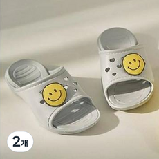 DECOVIEW 兒童拖鞋室內鞋, 快樂微笑, 2組