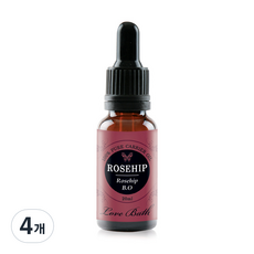 Love Bath 香氛臉部保養油 玫瑰果香, 20ml, 4瓶