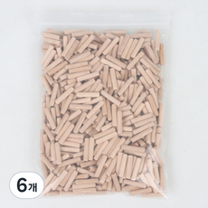 ALLGORR 海福樂 木榫 6 x 30 mm 500入, 6個, 單一顏色