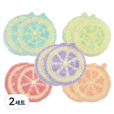 Young Star 樹的故事 壓克力菜瓜布 檸檬 5款 x 2入組, 2套