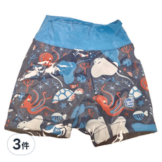 Splash About Jammers 3D防漏泳褲 Under the Sea, 2~3歲, 3件