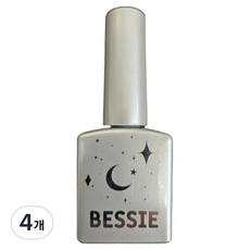 BESSIE 스테리 자석 시럽 젤네일, 4개, 11ml, MG02 Capella