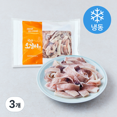 서풍 국산 오징어채 (냉동), 400g, 3개