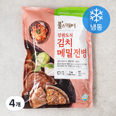 풀스케어 강원도식 김치 메밀 전병 (냉동), 1kg, 4개