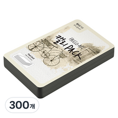 종이문화 헬로우아트캘리팩 두꺼운 엠보엽서 200g 10 블랙, 104 x 153 mm, 300개