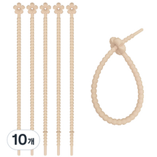 花朵造型矽膠理線帶, 3, 10個