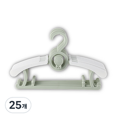 Itgom 兒童用防滑衣架, 25個, 綠色