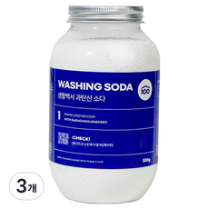생활백서 과탄산소다, 500g, 3개