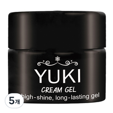 YUKI 乳霜凝膠美甲上層膠, 5個, 5g