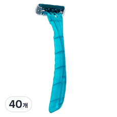 Mibill一次性用品 2段 酒店一次性刮鬍刀, 40個, 1入