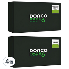 DORCO 多可樂客 PACE 6 刮鬍刀片, 12件, 4個