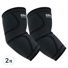 INNOI 健身 網球 高爾夫 手腕手肘護具 2入, 1套, 黑色