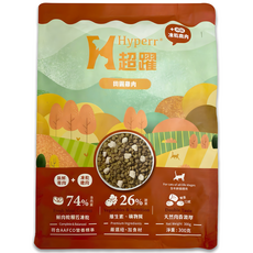 Hyperr 超躍 無穀飼料佐凍乾貓糧, 雞肉 + 鹿肉, 300g, 1袋