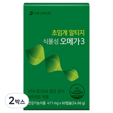 THEJOEUN 더좋은 초임계 알티지 식물성 오메가3, 60정, 2박스