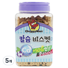 도기맨 강아지 비스켓SS, 칼슘, 850g, 5개
