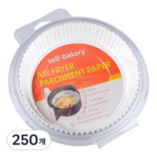 HelloKitchen 氣炸鍋盤型烘焙紙, 16cm, 1入, 250個