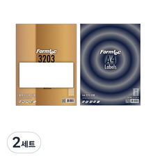 Formtec 物流管理用標籤 3欄 LS-3203 100張 + 全張標籤 20張, 2套