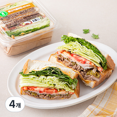 그린래빗 불고기샐러드 샌드위치, 250g, 4개