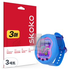 Skoko DAMACCHI Uni 防指紋低反射螢幕保護貼 3片組, 單一商品, 單一顏色, 3套