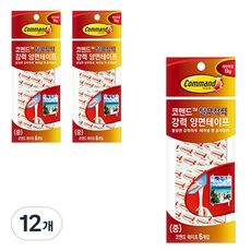 3M Command 無痕 3M 補充膠帶 中型 6入, 12個