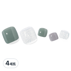 오호라 페디 젤스트립 세트, P Ice Mint, 4세트