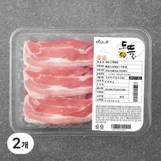 파머스팩 한돈 무연골 삼겹살 구이용 (냉장), 800g, 2개