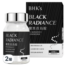 BHK's 耀黑首烏錠, 60顆, 2罐