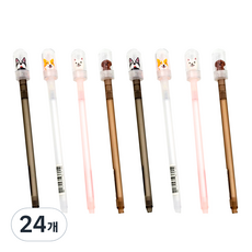 더오픈하우스 투명캡슐 강아지 젤펜 01-0264, 랜덤발송, 24개