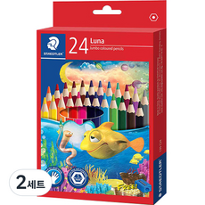 STAEDTLER 施德樓 Luna大號彩色鉛筆 139C24, 24 種顏色, 2套