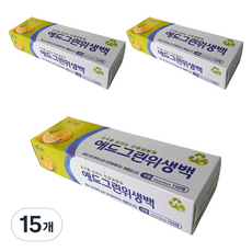 애드그린 산화생분해 위생백 대형 30cm x 45cm, 대(L), 100개입, 15개