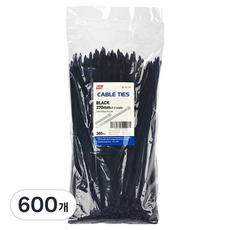 KDy 束線帶, 黑, 600個