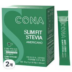 MochaC&T Kona薄款甜菊糖美式咖啡, 2個, 3g, 30件