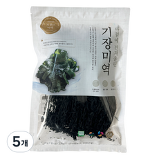 석하 아침에 건져올린 기장실미역, 70g, 5개