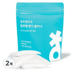 청소연구소 발포형 세정제 변기 클리너 5p, 200g, 2개