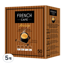 프렌치카페 아라비카 골드라벨 커피믹스, 10.7g, 50개입, 5개