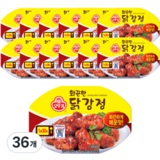 오뚜기 화끈한 닭강정, 180g, 36개