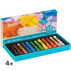 Make Mine 超柔軟塗鴉美學油性粉彩, 4個, 12色