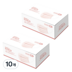 Guard Plus 牙科面膜, 50入, 10個, 珊瑚色