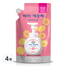아이깨끗해 핸드워시 리필형 레몬향, 200ml, 4개