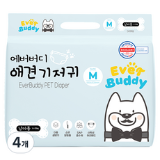에버버디 남아용 애견 기저귀, 중형, 50개입, 4개 중형, 50개입, 4개