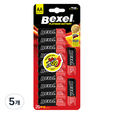 SM Bexel 鹼性AA電池, 24入, 5個