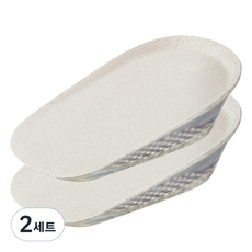 베이스알파에센셜 여성용 뒤꿈치 쿠션 키높이 실리콘 깔창 세트