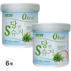 닥터스원 당엔 S슈거 0kcal 대체설탕 에리스리톨 스테비아, 350g, 6개