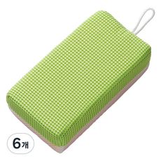 LEC 超細纖維浴室清潔海綿, 6個