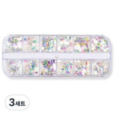 MEIBROWN DIY美甲極光玻璃亮片, M02141, 3套